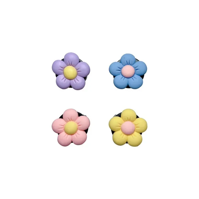 Cute Flower Aromatherapy Car Air Outlet Decoration Perfume Clip Air Freshener Colorful Flora Decor Auto Accessories