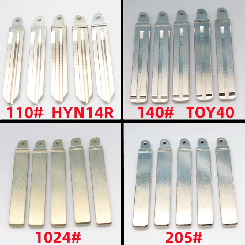 

FLYBETTTER OEM 50 шт. оригинальные металлические пустые необрезанные лезвия дистанционного ключа для Hyundai Kia K3 K4 K5 Sportage R