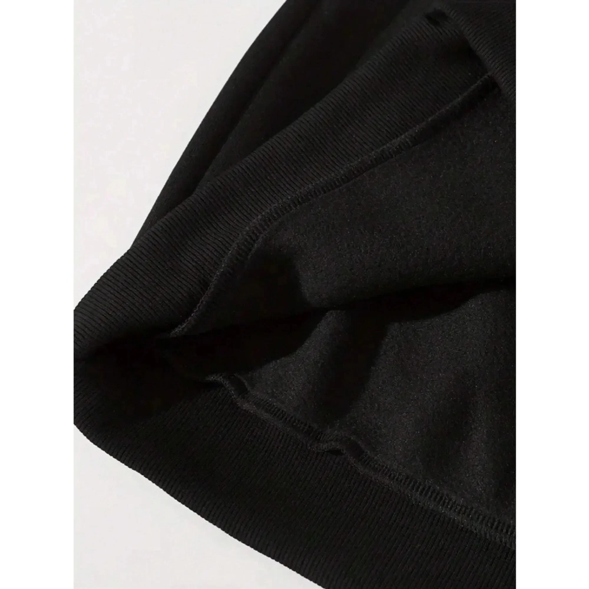 الرجال كانجي مصير كاتانا الساموراي هوديي اليابانية إلكتروني طباعة الشارع الشهير المتضخم كنزة صوف أسود الخريف الشتاء #4