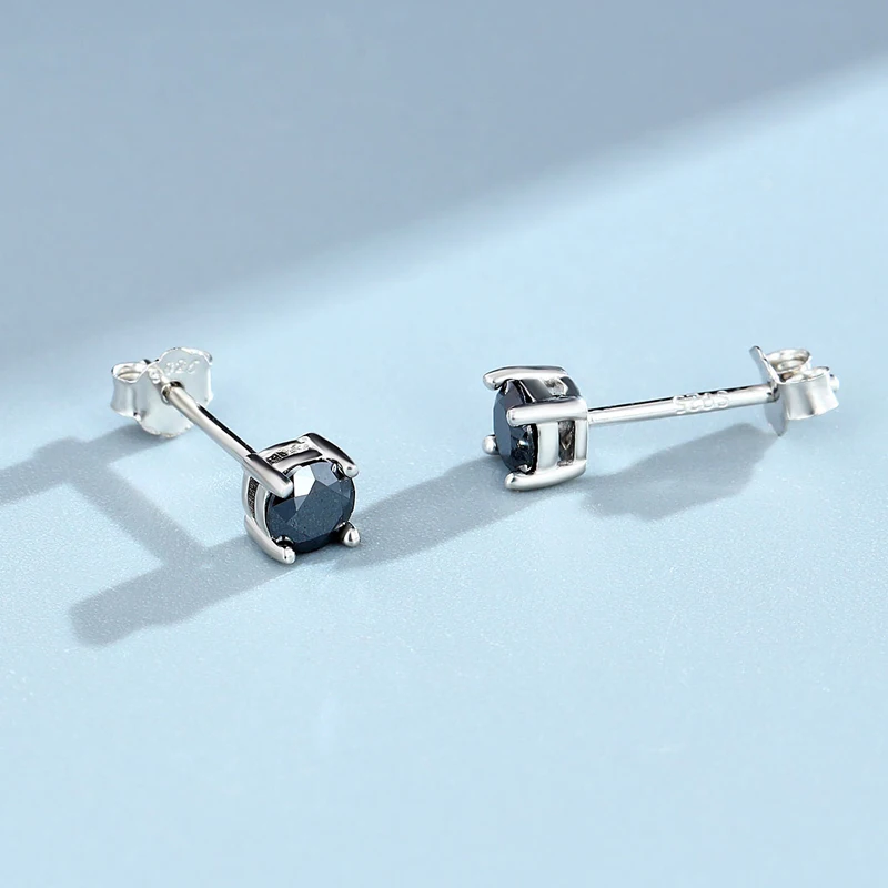 Smyoue 0.3-2CT Colorful Moissanite Studs Earrings for Women Sparkling Diamond Jewelry Certified 100% 925 Sterling Silver Earring 5