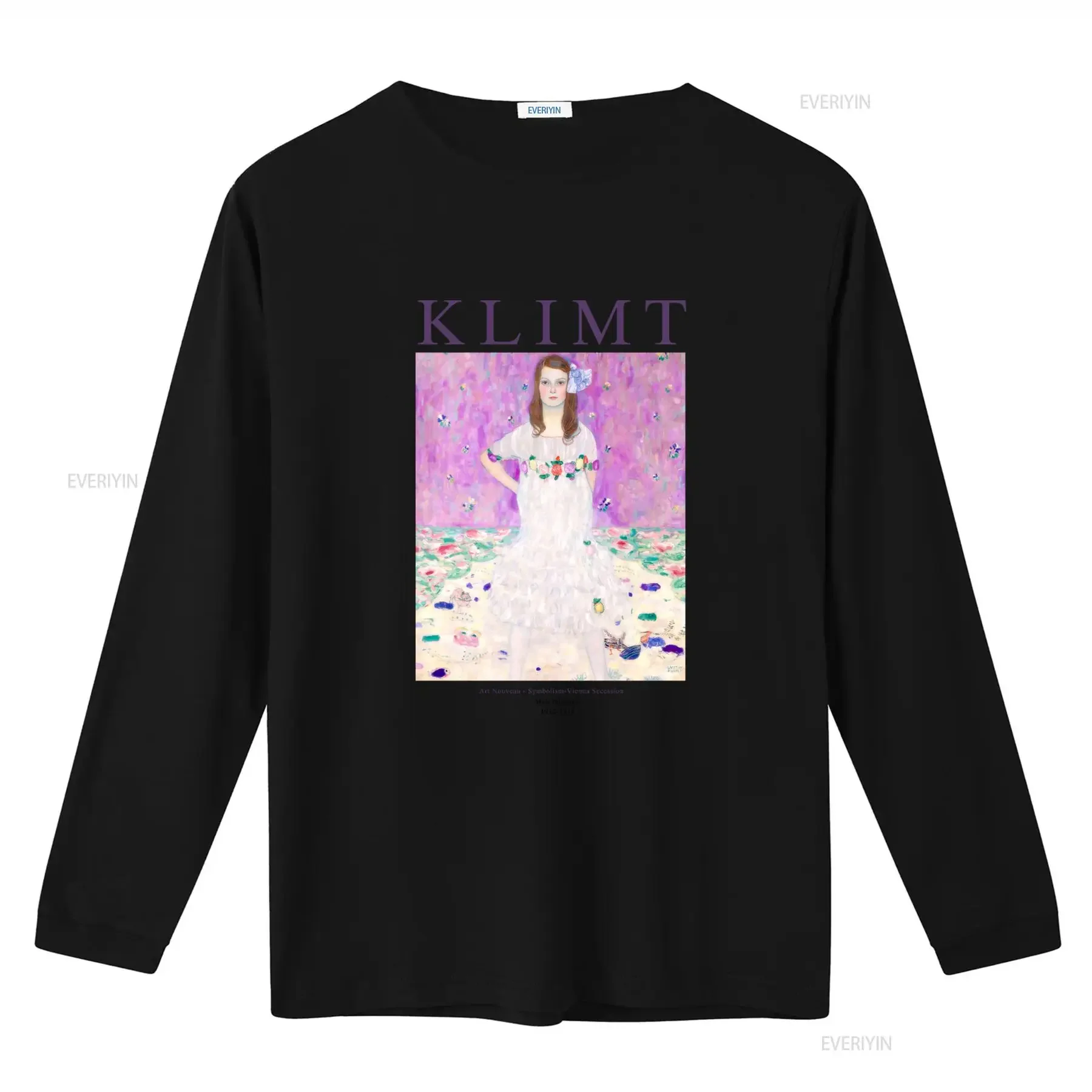 Gustav Klimt Art Nouveau Symbolism Vienna Secession Exhibition M Da Primavesi Met Museum T Shirt M1708 vintage Washed homme