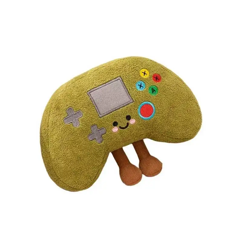 Dernière Console de jeu bière skateboard manette de jeu série de jeux amusante poupée Kawaii peluche jouet poupée dessin animé poupée mignonne