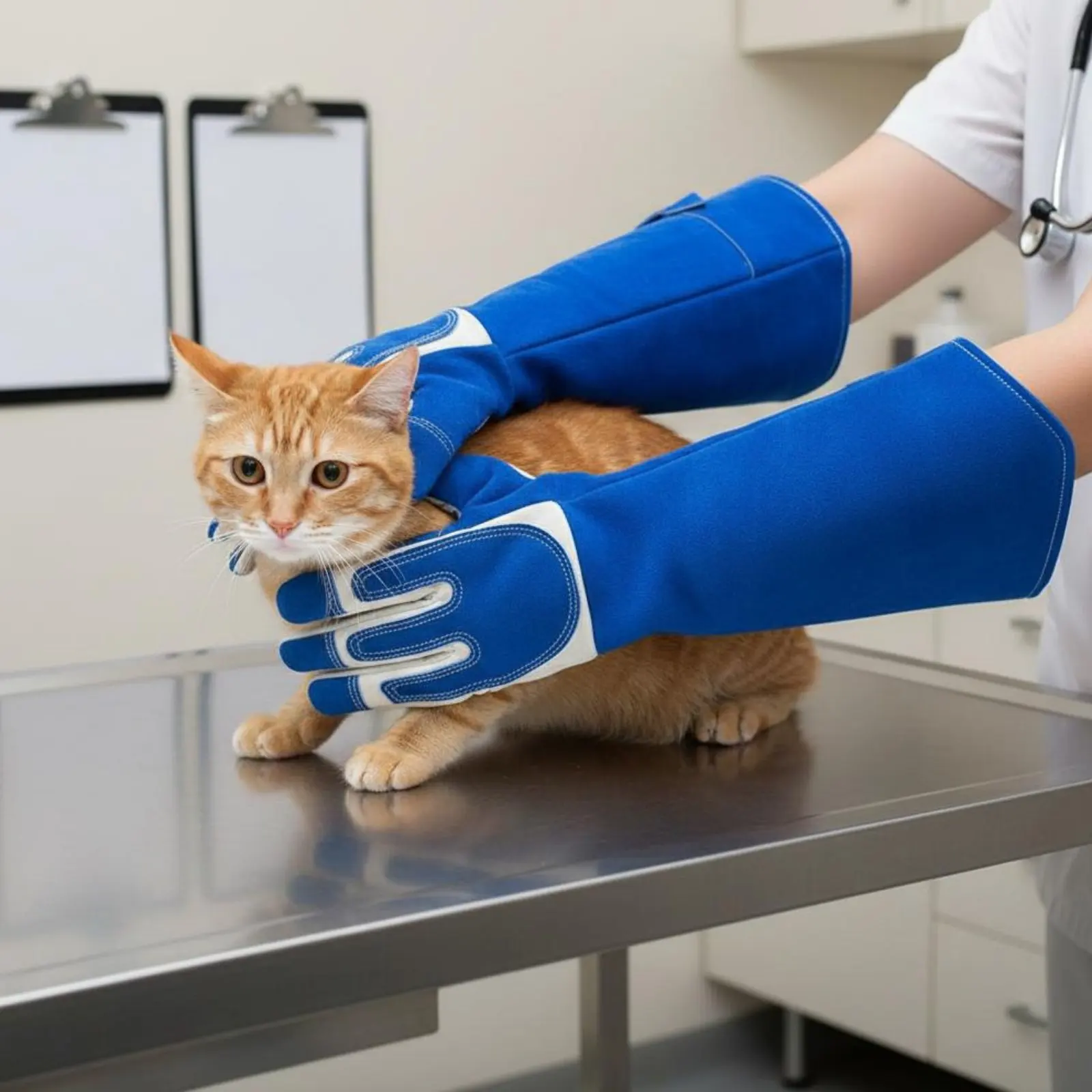 leather-pet-training-gloves-puncture-resistant-gnaw-resistant-gloves-safeguarding-gear-comfortable-lining-for-veterinarians