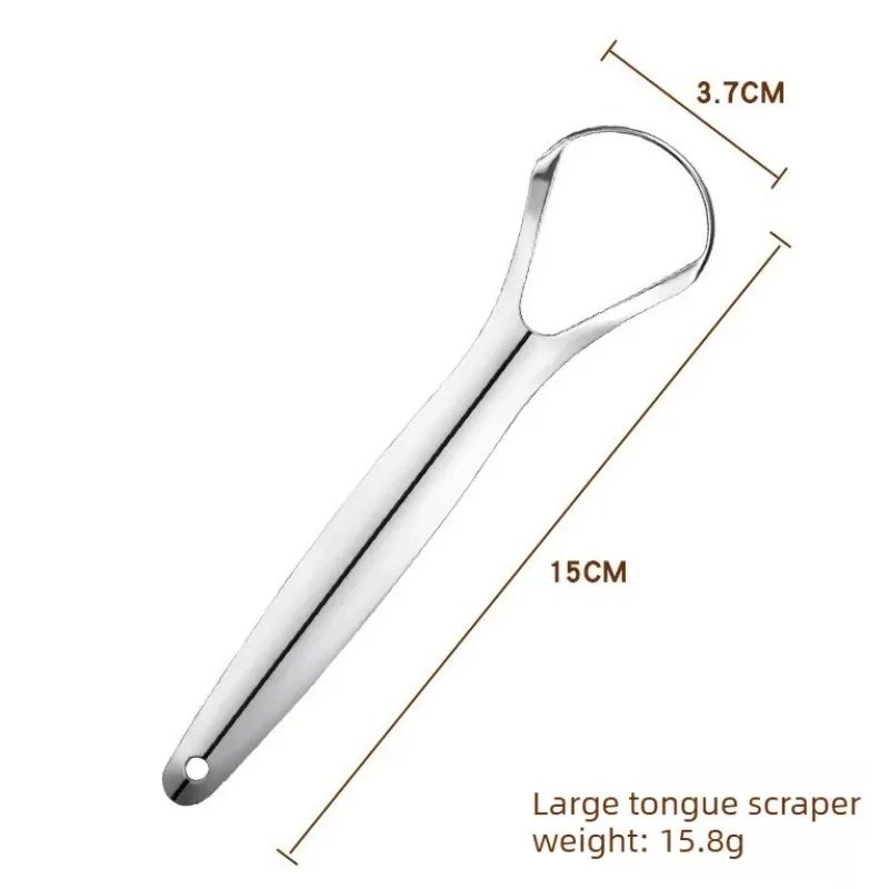 Cleaner, Stainless Steel Tongue Scraper, Tongue Coating, Bad Breath, Oral Care, Tongue Scraper, Brush, Oral Cleaning Tool