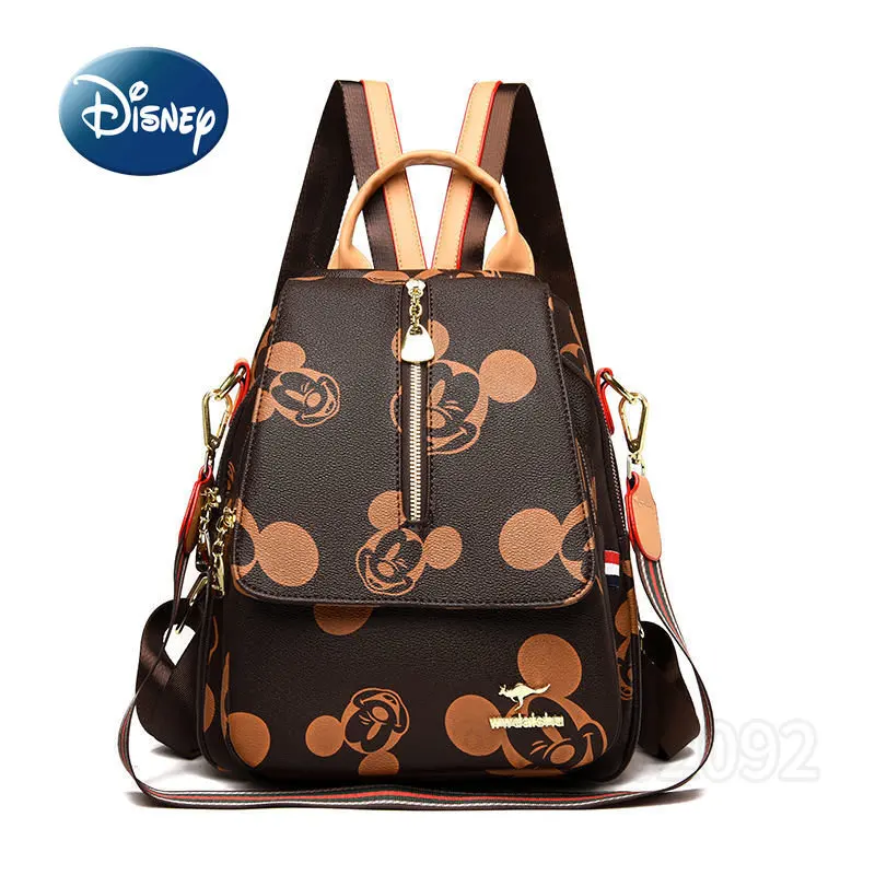 Disney Mickey New Women\'s Backpack Luxury Brand Women\'s Backpack Large Capacity Multifunctional Fashion Travel Backpack