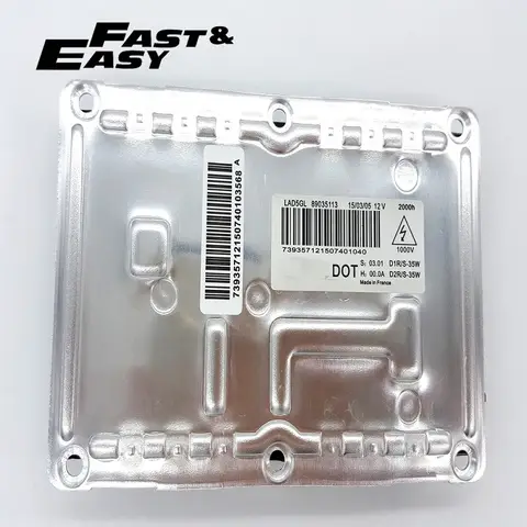89035113 헤드 라이트 컴퓨터 크세논 전자 밸러스트 모듈, OEM 3D0907391 LAD5GL, 아우디 A64 폭스바겐 파사트 B6 용 D1S D1R D2S D2R