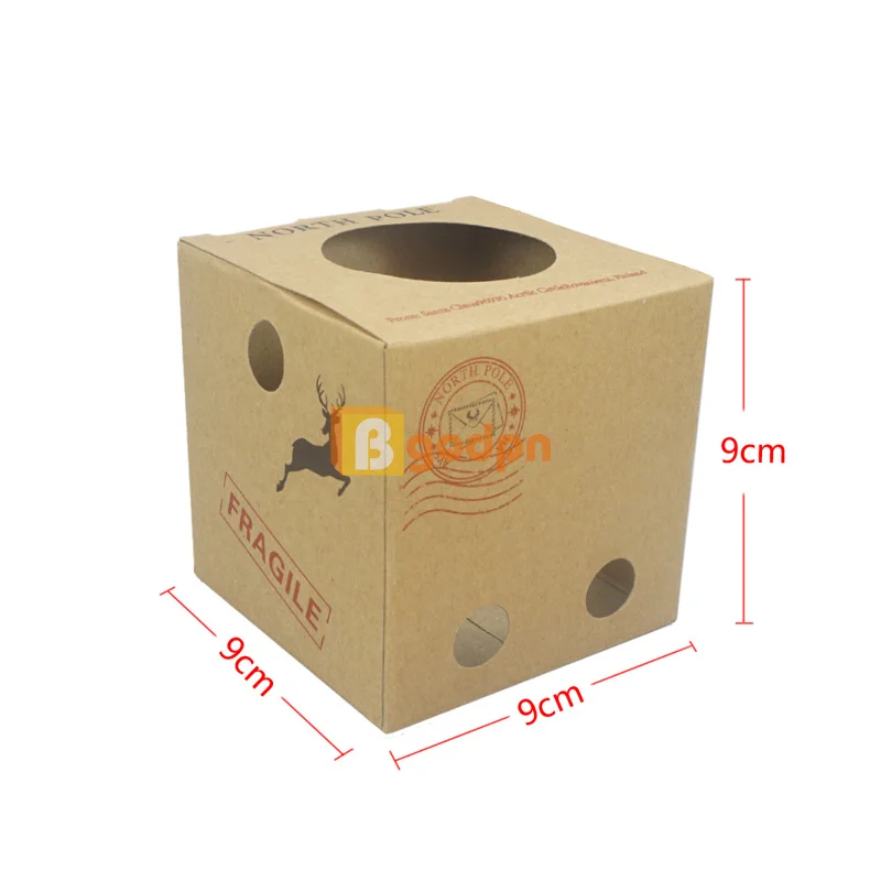 عيد الميلاد قزم دمية صندوق وصول شحن الدعائم قزم صندوق توصيل دمية ملحق للطفل هدية