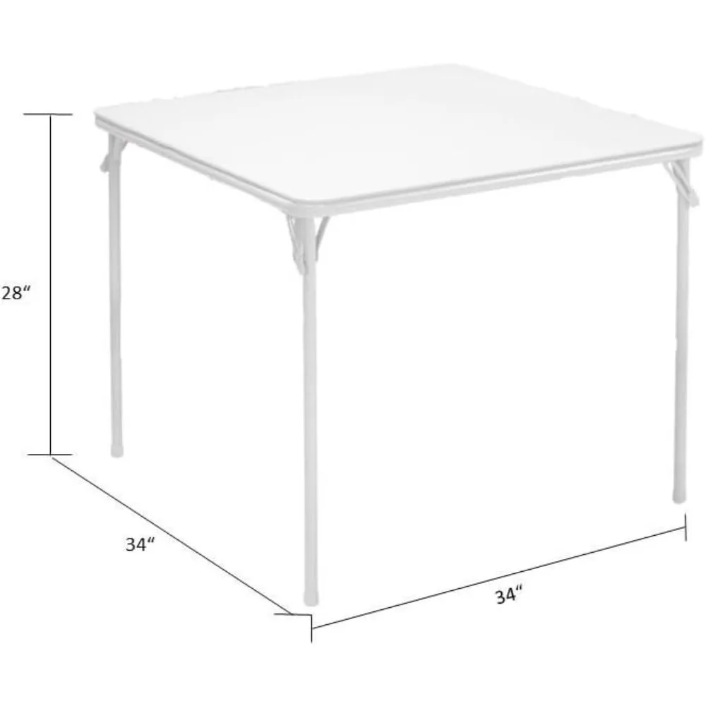 طقم طاولة وكراسي قابلة للطي مكون من 5 قطع من كوسكو من أميريود هوم، تان
