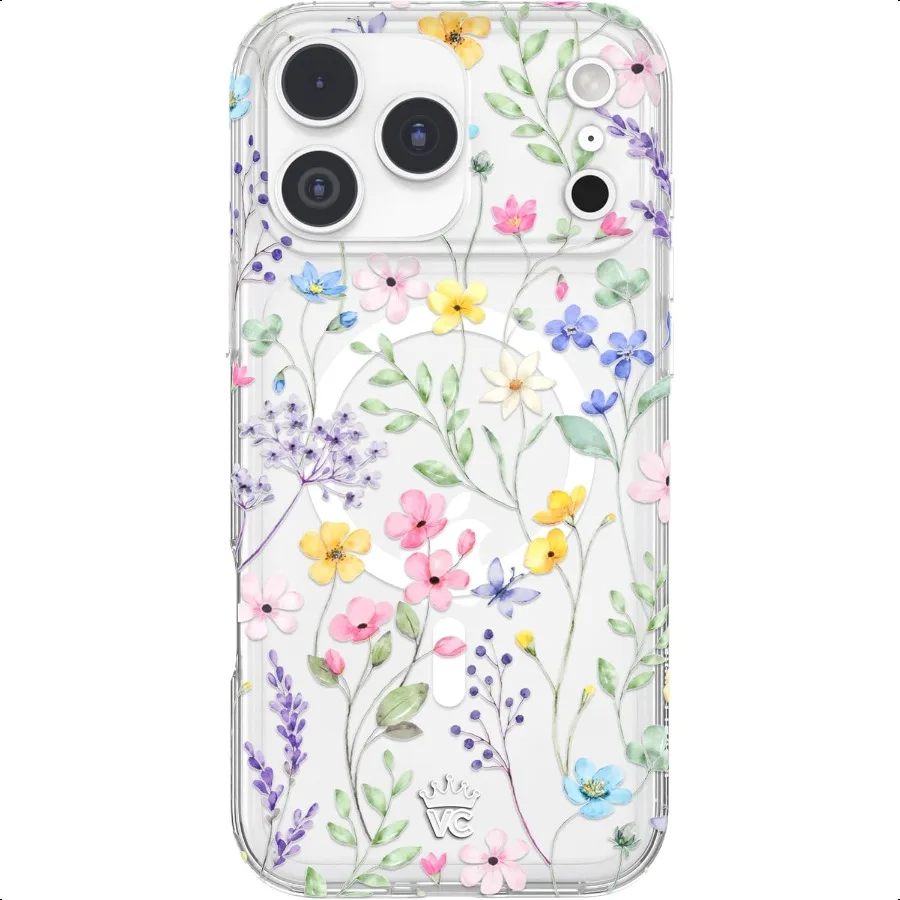 VEET CAVIAR Hülle für iPhone 17 Pro Max, kompatibel mit MagSafe, 10 Fuß, tropfenförmig getestet, niedliche, mädchenhafte Designer-Schutzhüllen für Frauen