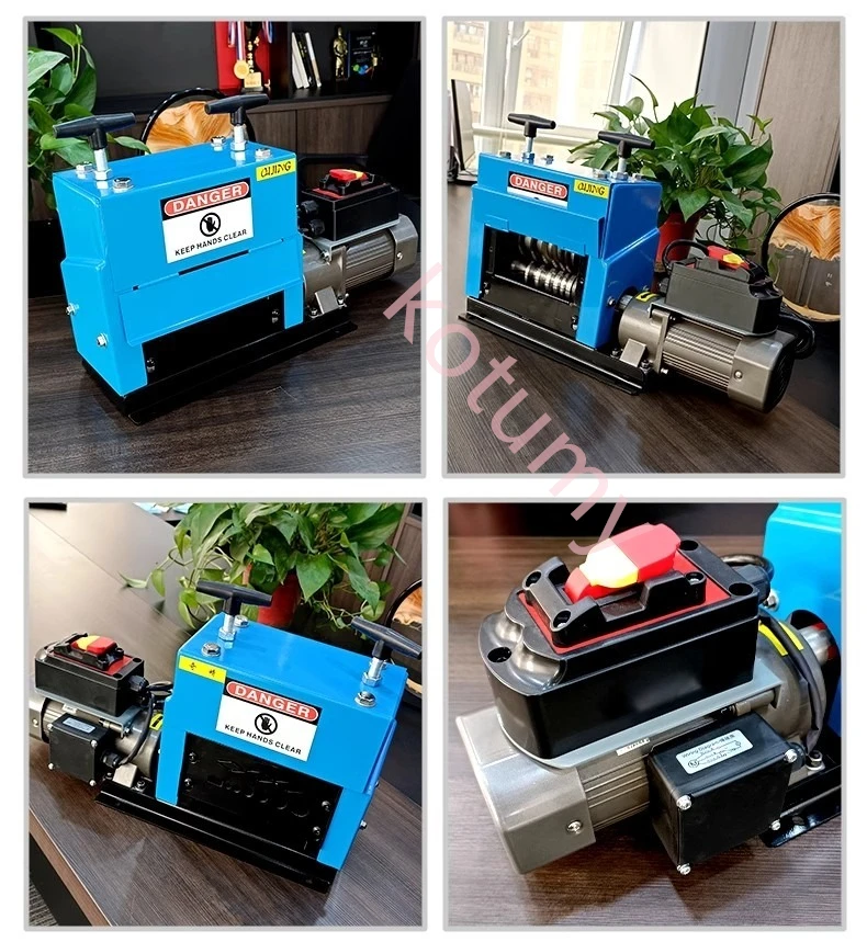 Electric Wire Stripping Machine Wire Stripper Cable Stripper for Removing Plastic Rubber From Wire Copper Recycle