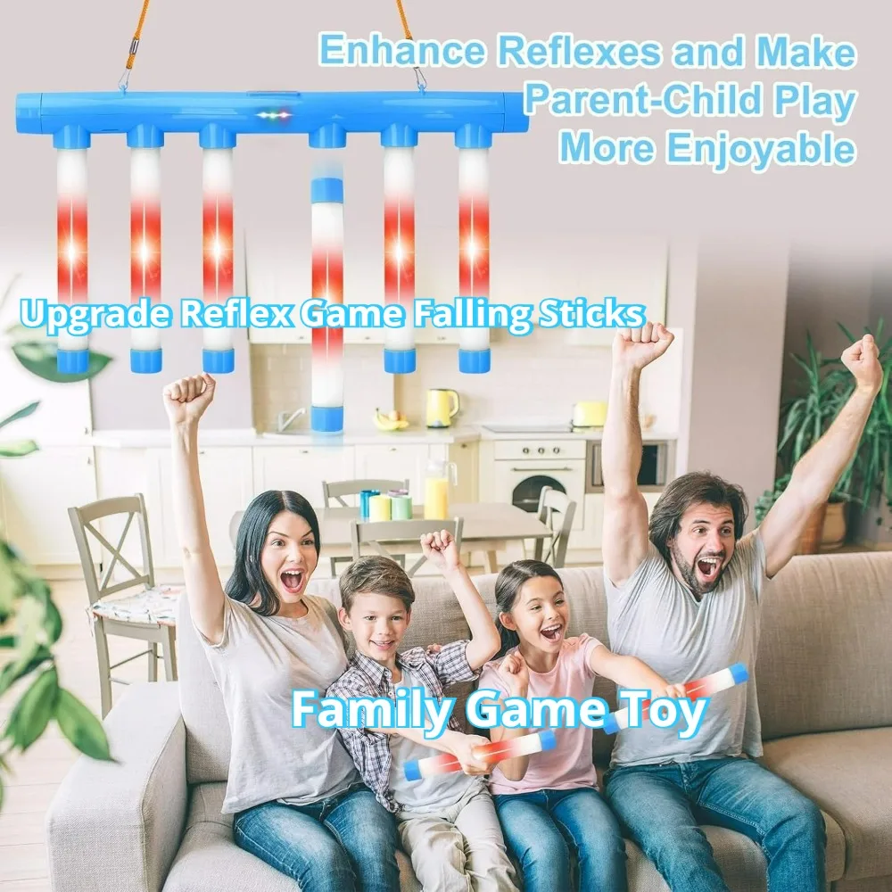 Jogo reflexo desafio captura varas jogo gota captura win reação treinamento brinquedo velocidade ajustável pai-filho esporte interativo