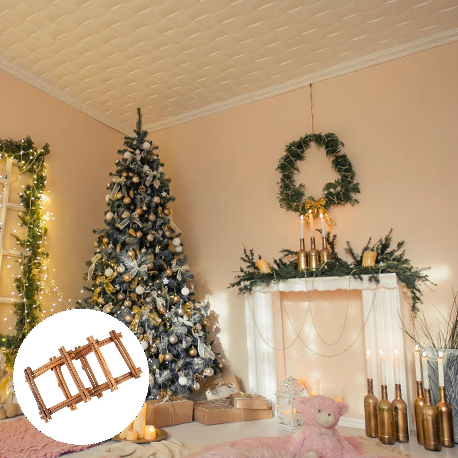 

3pcs Diy Rattan Wreath Frame Handmade Garland Hoops For Christmas Party Decor Wreath Making Frame Supplies Craft Project