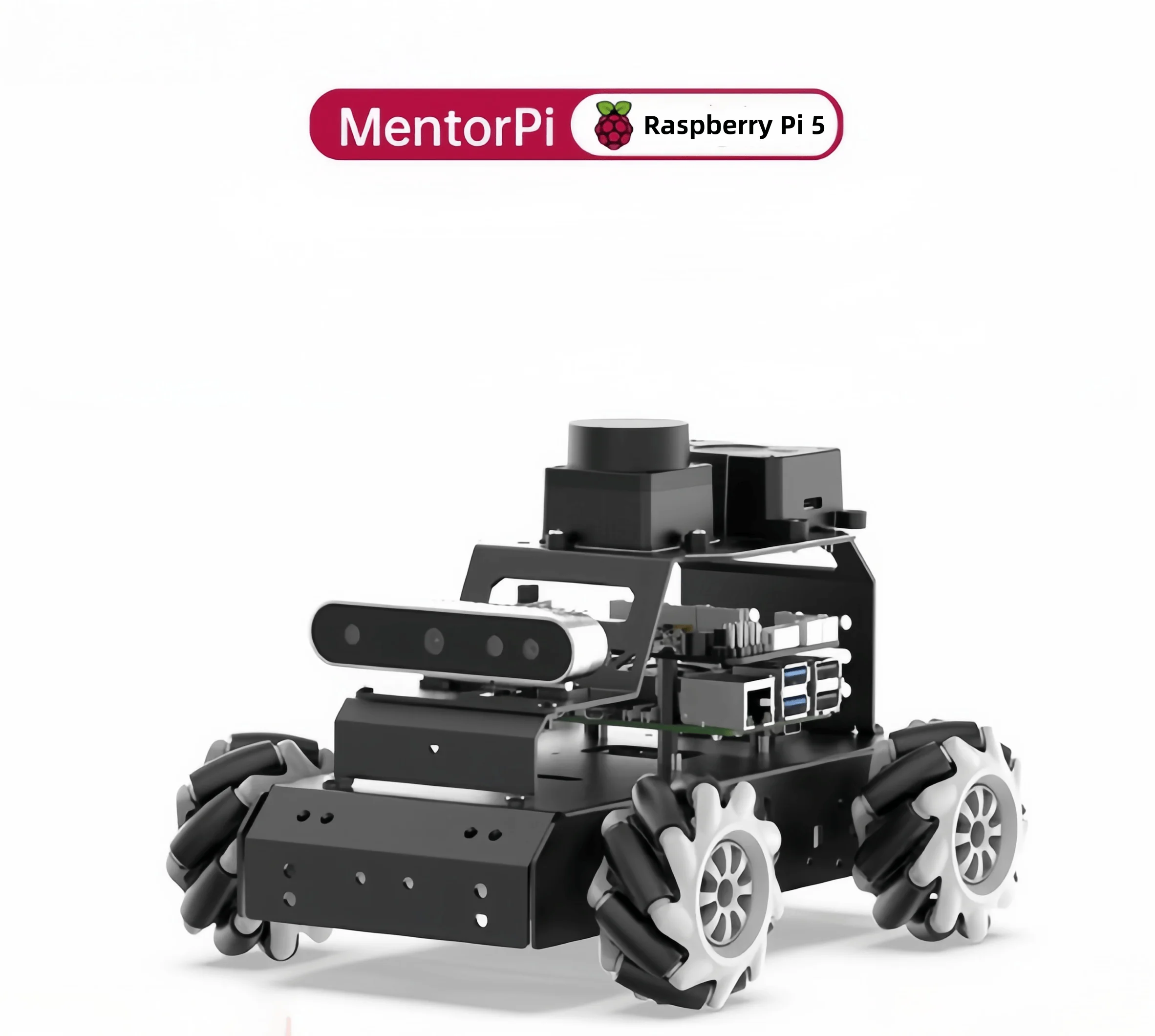 

Умный робот MentorPi Raspberry Pi 5 с системой управления Mecanum/Ackermann, ИИ, большим языковым моделем, системой обработки изображений и ROS2