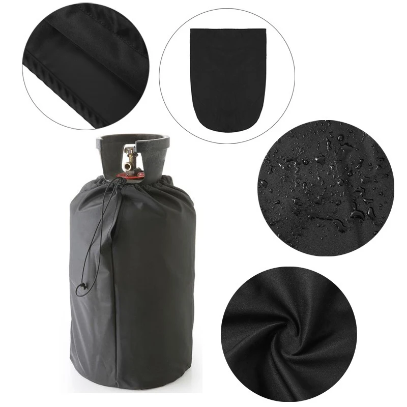 Propane Tank Cover Gas Bottle Covers Waterproof Dust-proof For Outdoor Gas Stove Camping Parts Dust Protection Cover