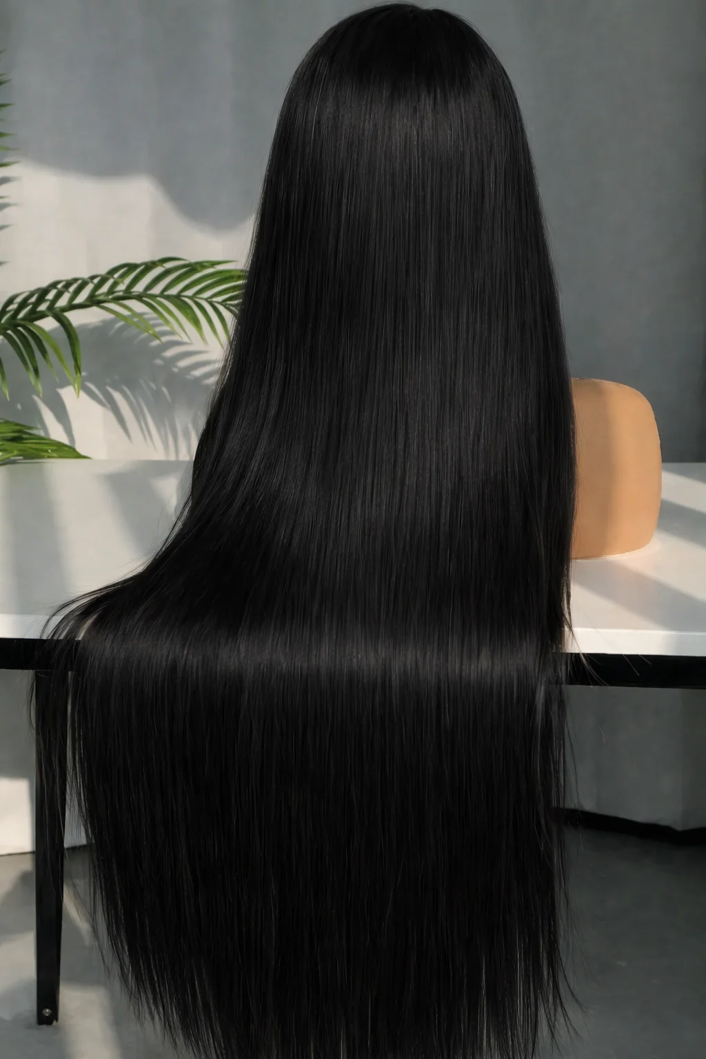 

Парик с невидимым ремешком 360 Lace Front из натуральных волос, идеально прямой, 13x4 HD, бразильский, из необработанных волос, полностью на кружевной основе, для женщин, с предварительно выщипанными прядями и эффектом baby hair