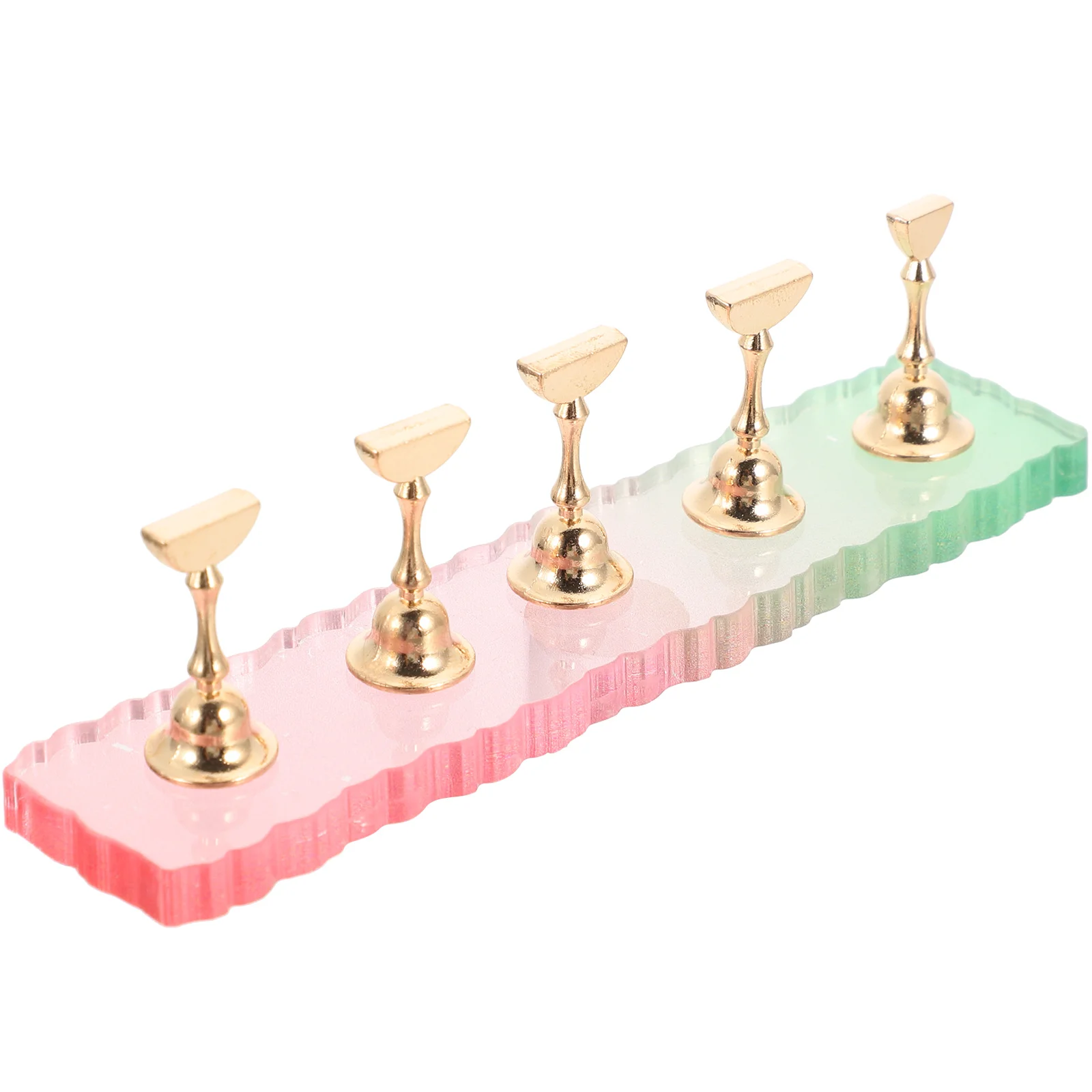 

Acrylic Nail Display Stand Holder Space Saving Lightweight Practice Manicure Tool DIY False Nails Art Supply Fingernail Magnetic