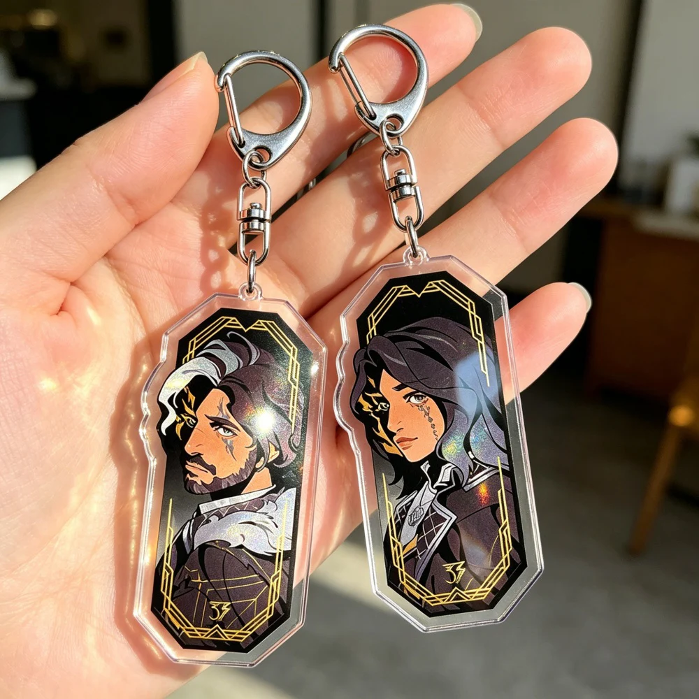 Fashion E33 Portrait Keychain Accessories Bag Game Keyrings Jewelry Manga Fans Gifts
