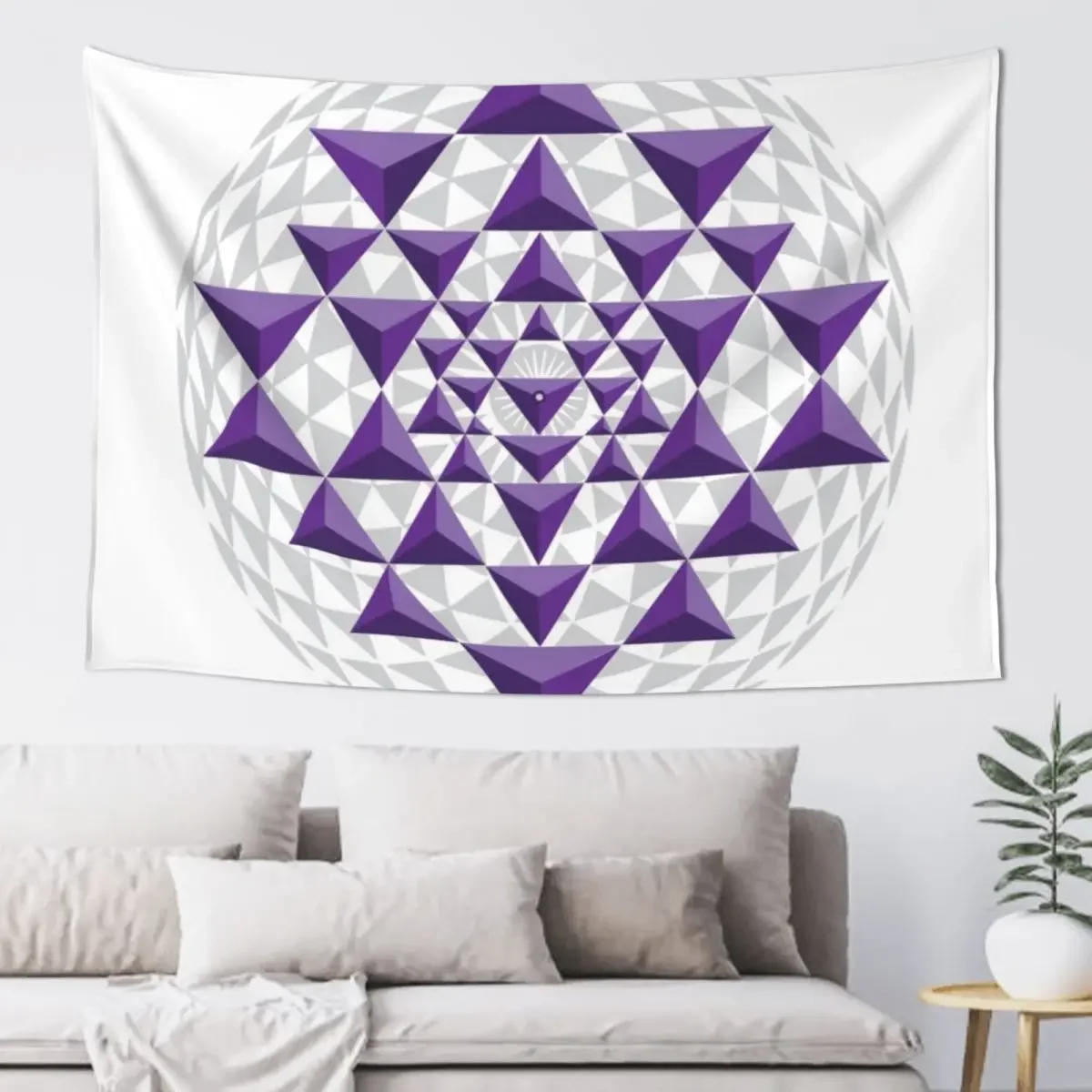 

Sri Yantra - Sacred Geometry Tapestry Outdoor Decoration Aesthetic Home Decor Decoration Room Tapestry