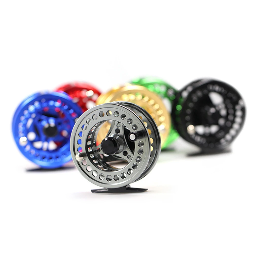 

1pc Fly Reel All-Metal CNC Adjustable Unloading Force Casts Weight Saltwater Fly Reels 5/6 Fishing Reels Fishing Gear Parts