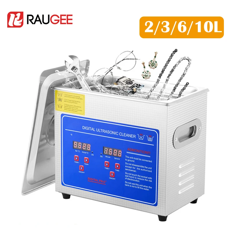 2L 3L 6L 10L Ultrasonic Cleaner Lave-Dishes Ultrasound Washing Machine With Heater Portable Home Ultrasound Cleaning Device