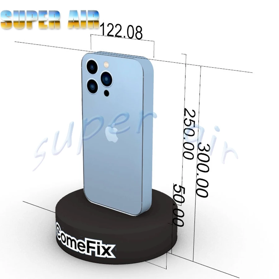 Customized advertisement design inflatable mobile phone model for commercial activity
