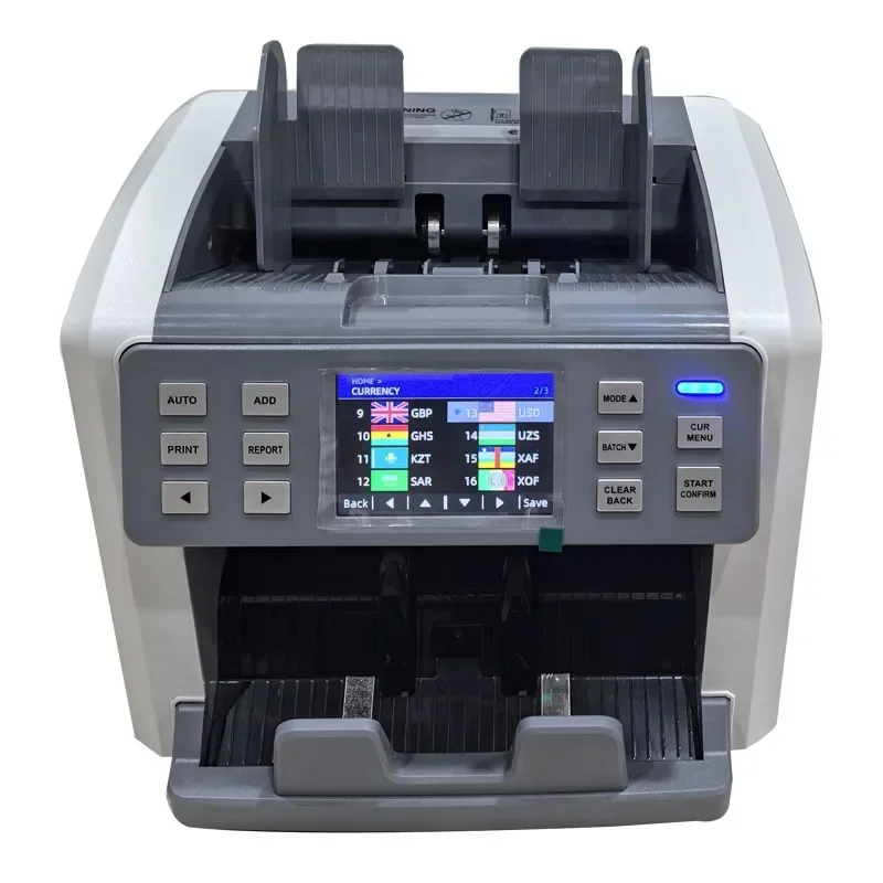 US Dollar Myanmar Total Banknote Counting Machine Hong Kong Dollar Ringgit Multinational Currency Bank Special Foreign Currency