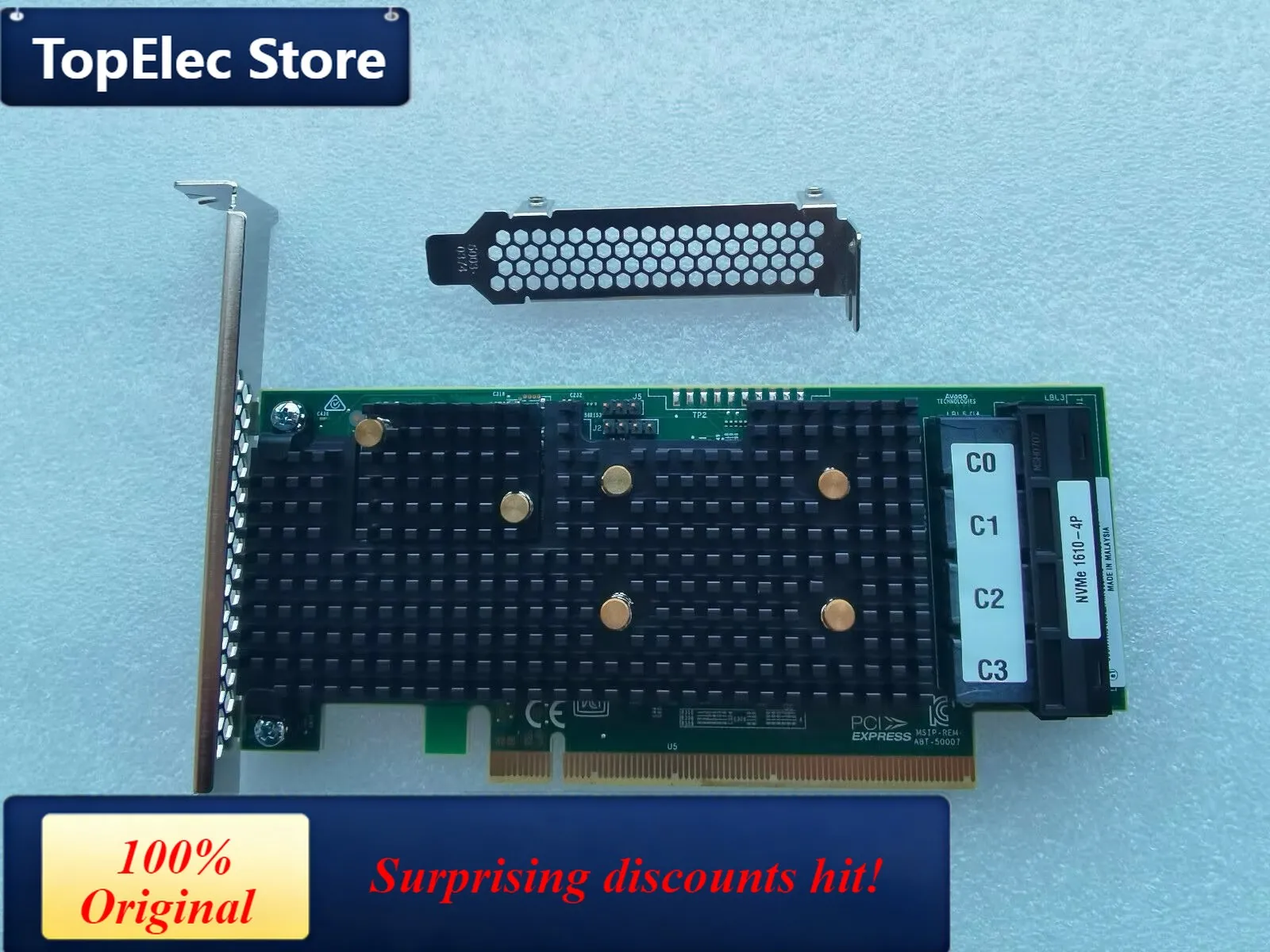 TopElec 1610-4P NVMe 01KN504 Switch Adapter Storage controller card