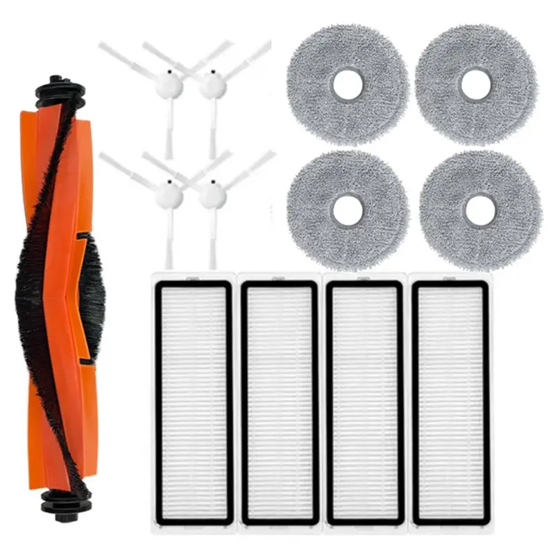

ABKS-13PCS Parts Accessories Kit For Robot Vacuum 3S B108CN /2Pro B113CN Vacuum Cleaner Main Side Brush Filter Mop