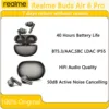 기존 Oppo Realme Buds Air 6 Pro 이어폰 Bluetooth 5.3 20H 배터리 고해상도 LDAC 50dB 소음 감소 2.0 무선 헤드폰 1
