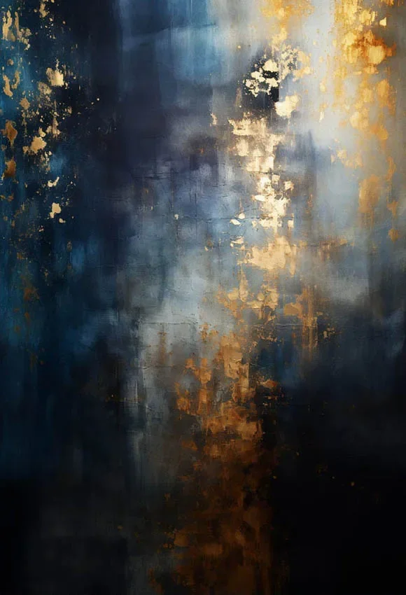 Mehofond التصوير خلفية الأزرق الداكن والذهب الملمس الكبار عيد ميلاد الزفاف الأمومة صورة ديكور خلفية استوديو الصور