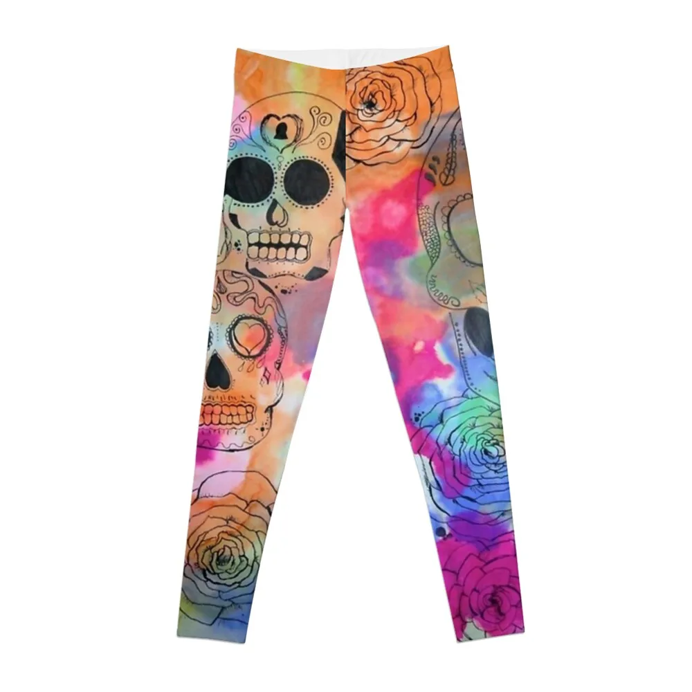 My Sugar Skull Family Leggings gym top Golf wear Female legging pants Womens Leggings