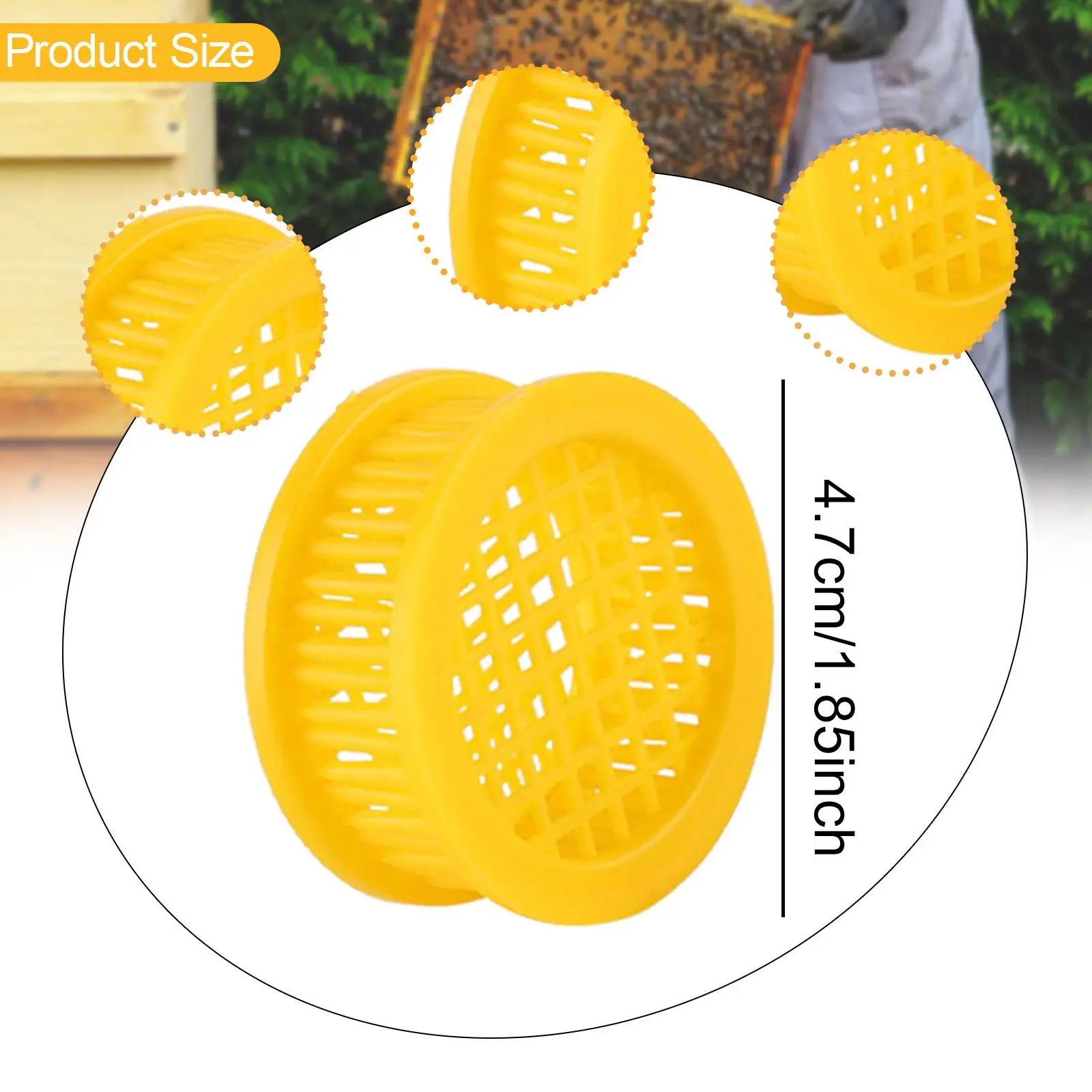10Pcs Queen Bee Cages Convenient for Isolation of Queen Bees Breeding Cage