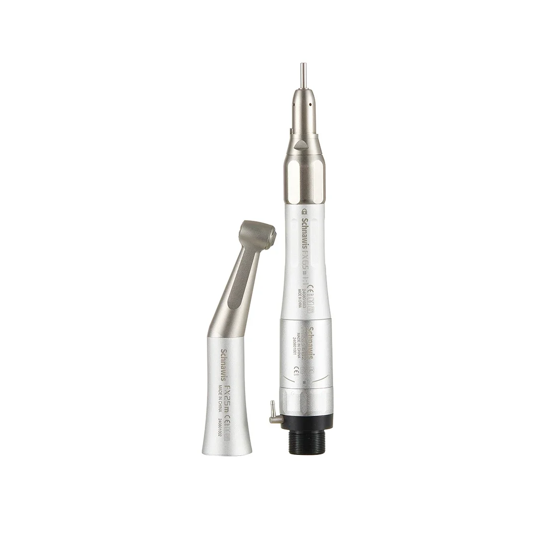 Dental 1:1 Direct Drive Contra Angle Low Speed Handstück Mini Kopf NSK FX25 FX65 Zahnmedizin Gegen Contra Winkel Polieren Werkzeuge