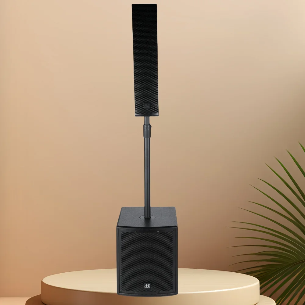 Small Outdoor Post Speaker with 12 Power Subwoofer, with Subwoofer