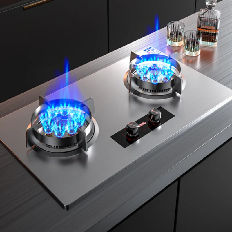 Fornello a Gas da 8.5KM fornello a Gas liquefatto a Gas naturale per uso domestico fornello a Gas incorporato fornello a fuoco forte