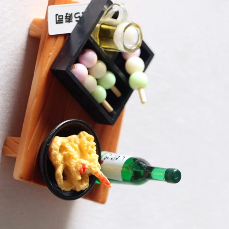 

Dollhouse Miniature Food Japanese Sushi Fish Ball Tempura Bento Doll Kitchen Toy