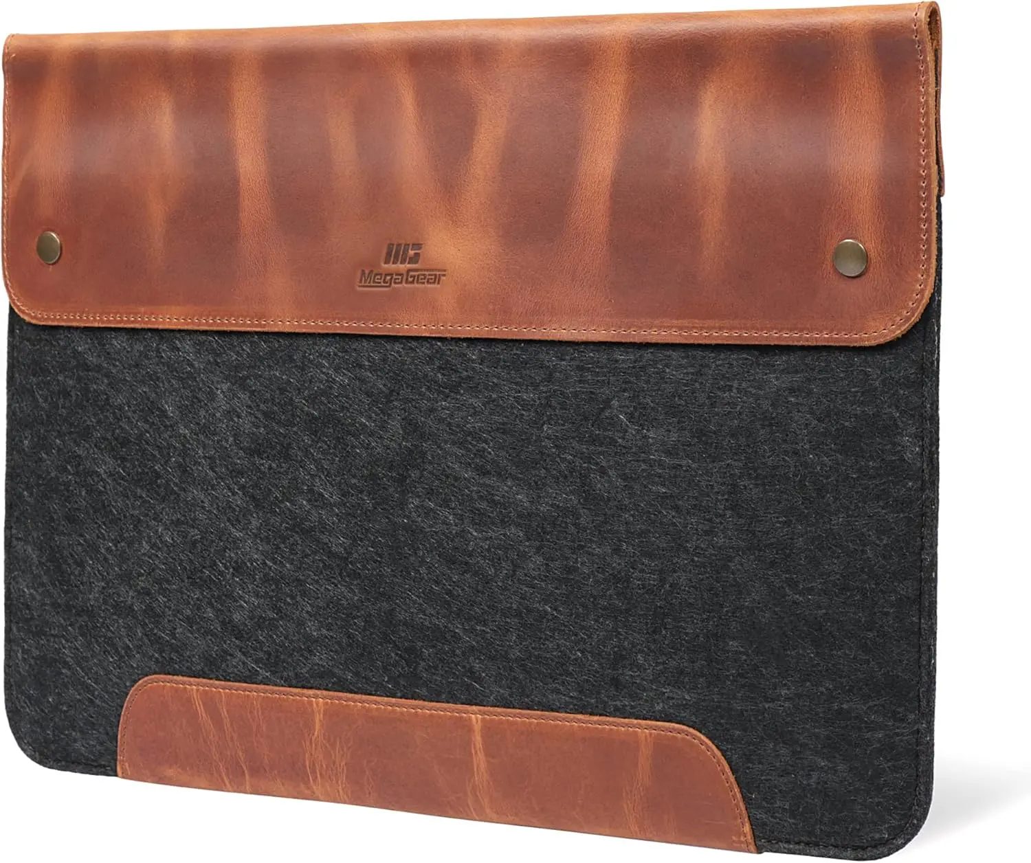 

Genuine Leather & Fleece MacBook Sleeve for 13-16' Pro/Air (M1-M4, 2020-2024)