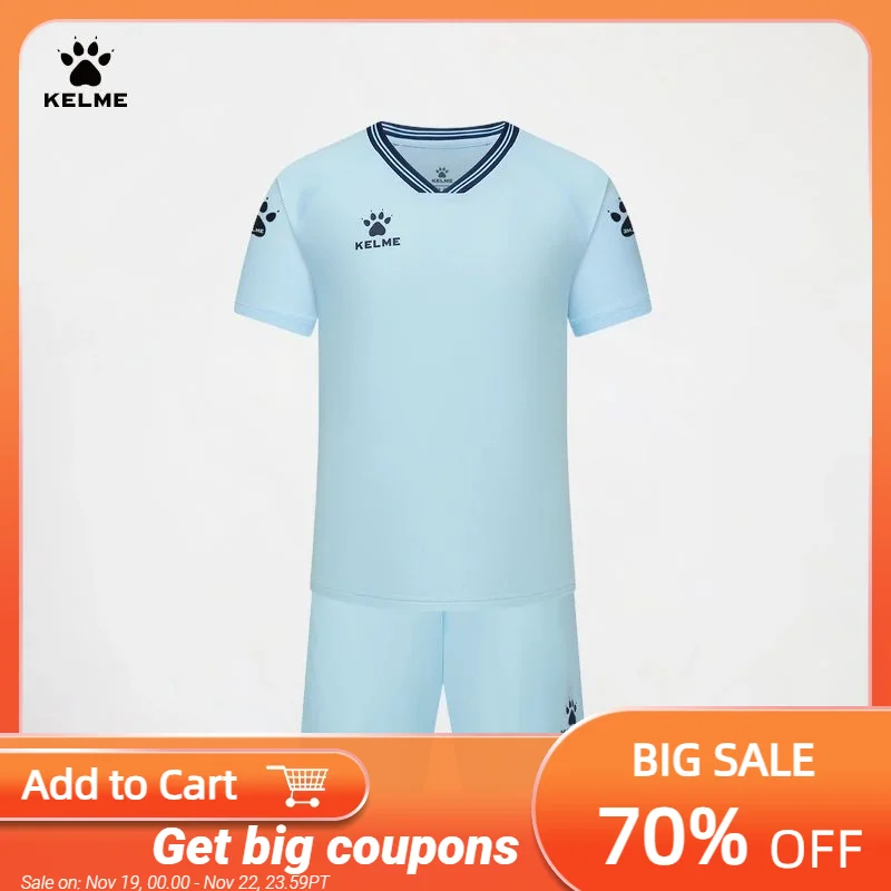 KELME children's football jerseys suit youth training team match uniforms professional student custom jerseys