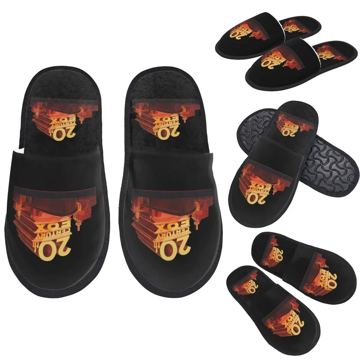 

Custom 20th Century Fox Slippers Memory Foam Warm Soft Women House Slipper Bedroom Cozy Shoes