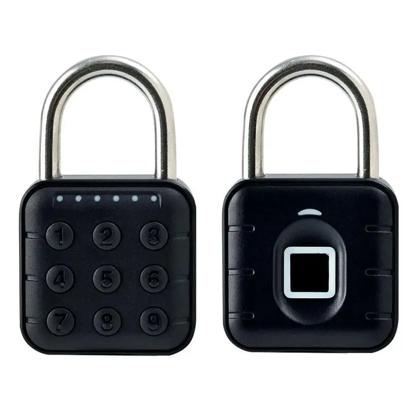 

Electronic Fingerprint TUYA APP Padlock Digital Luggage Lock Temporary Password Remotely Decompression Toys Keyless Rechargeable