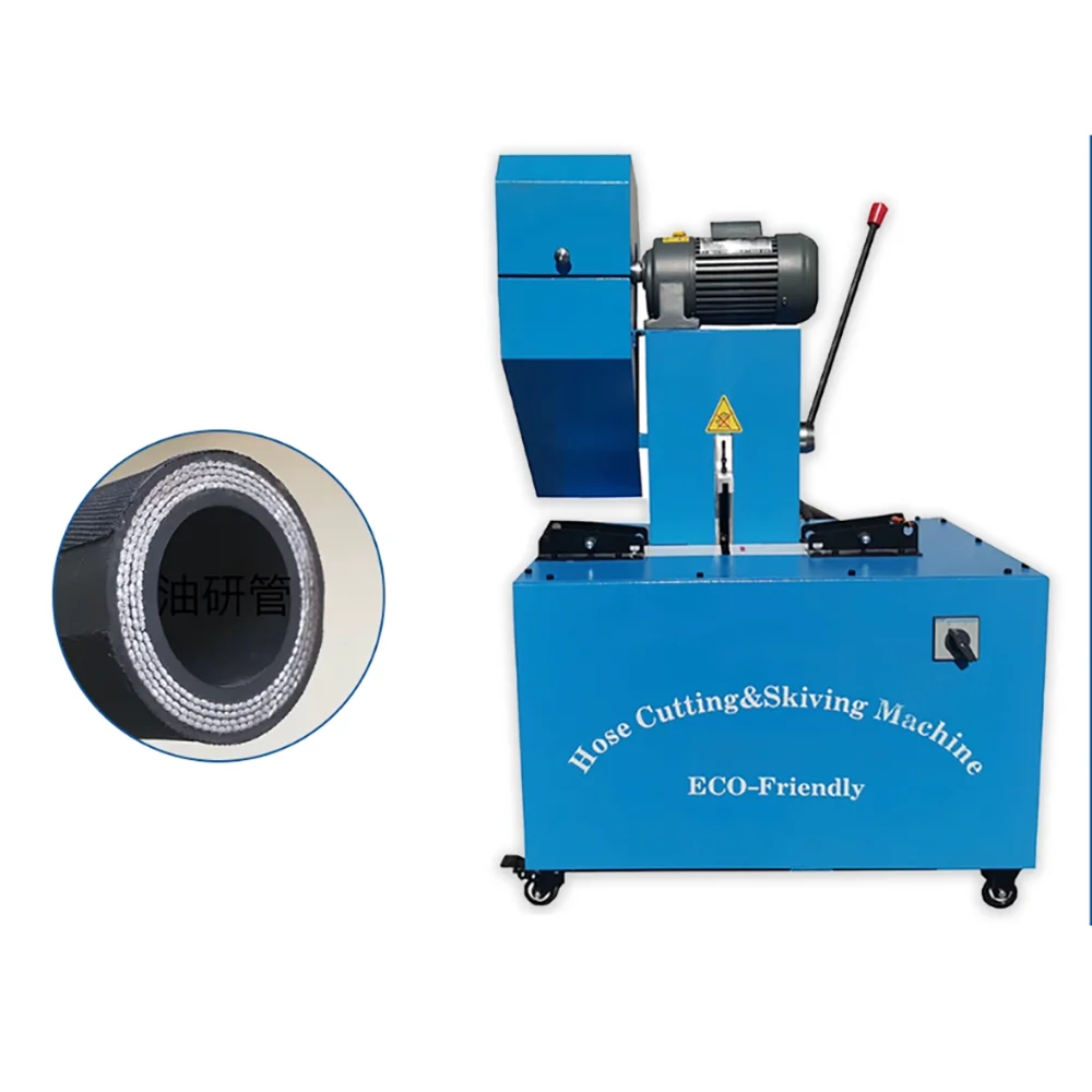 

BNT550 Rubber hose peeling cutting machine, 2 combined 1 hydraulic hose skiving and pipe cutting machine