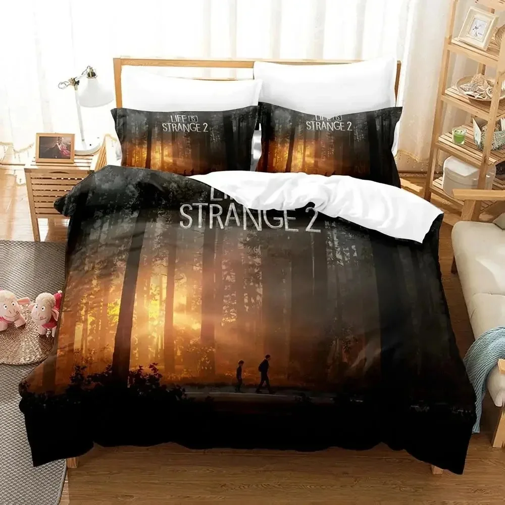 3D Game Life is Strange Before the Storm Bedding Set Double Twin King Duvet Cover Comforter Pillowcase Boys Girls Adults Bedroom