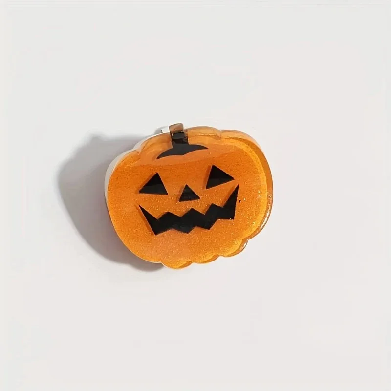 Новый Хэллоуин летучая мышь коготь ацетат тыква призрак шпилька модный зажим для хвоста зажим в виде акулы головные уборы для женщин аксессуары для волос