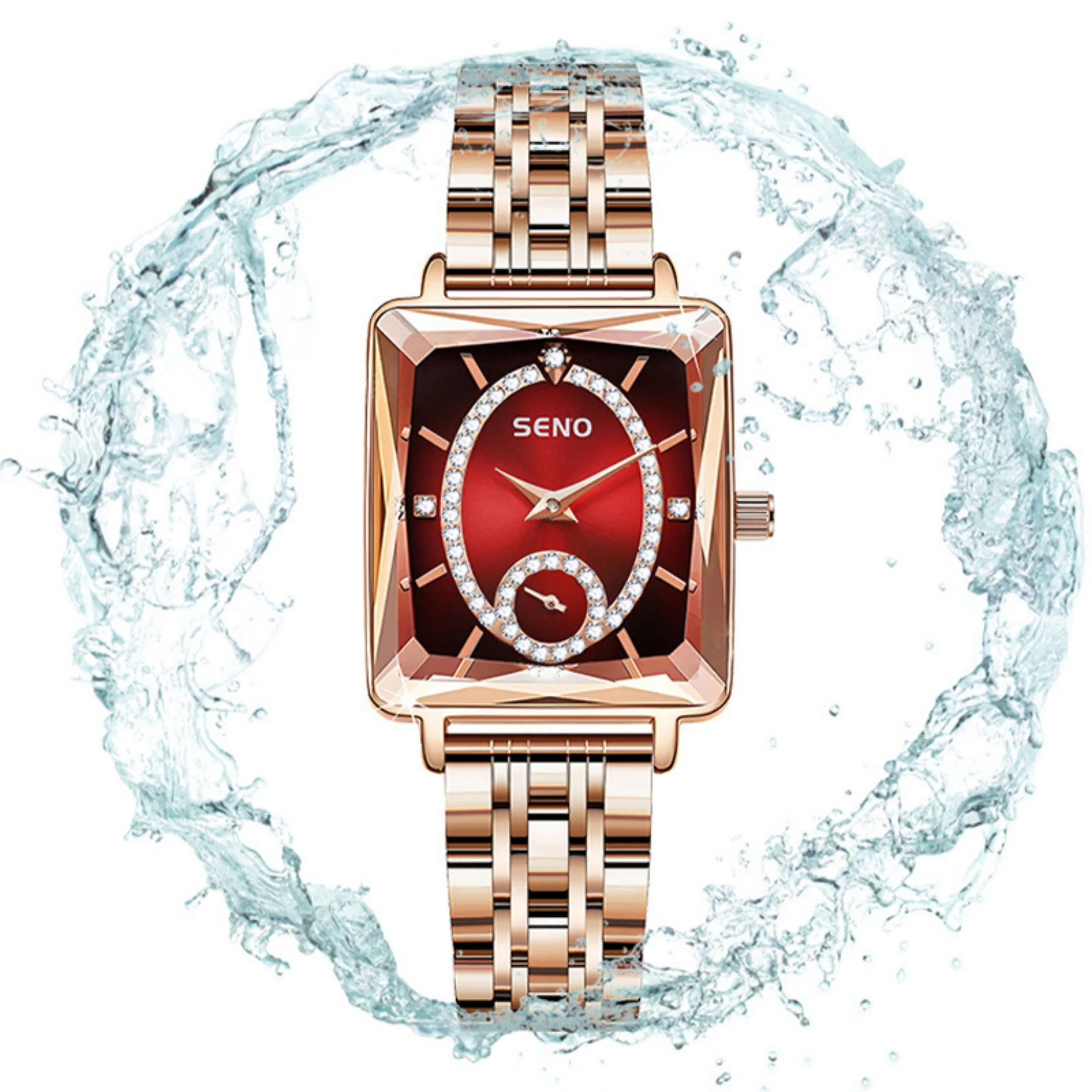 Women Watches Fashion Rose Gold Stainless Stain Steel Ladies Watch Waterproof Quarzt Wristwatch Romatic Girlfriend Gift A4361