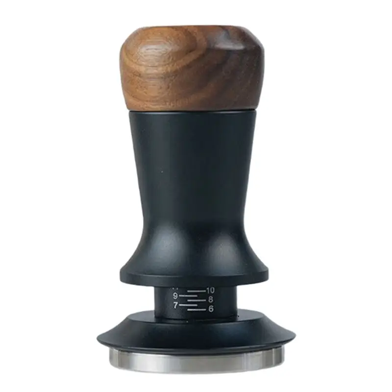AA94-Internal Spring Coffee Tamper 51/53/58Mm Espresso Tamper Adjustable Height Constant Force Stainless Steel Base