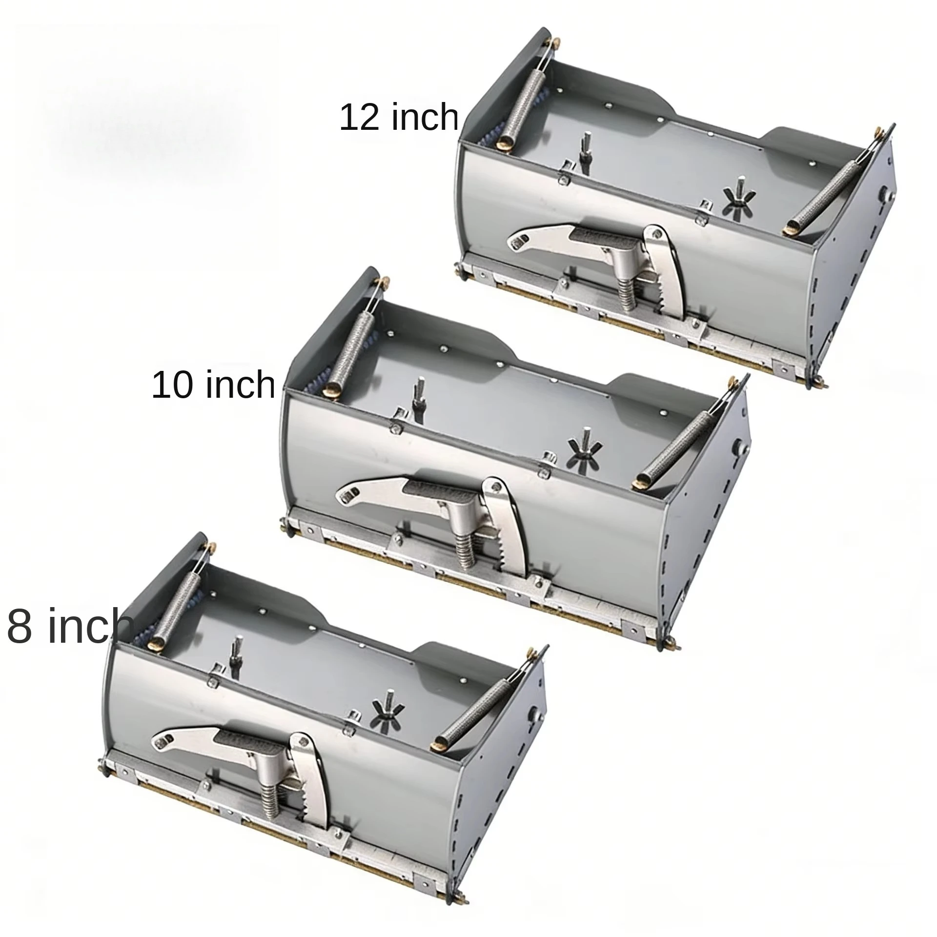 Wall Plastering Trowel & Scraper Tool with Stainless Steel Blade and Plastic Handle in 8 10 12 Inches