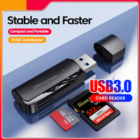 2-in-1 USB3.0 Card Reader USB3.0 To SD TF Memory Card Reader USB Flash Drive Cardreader Adapter For PC Laptops Accessories
