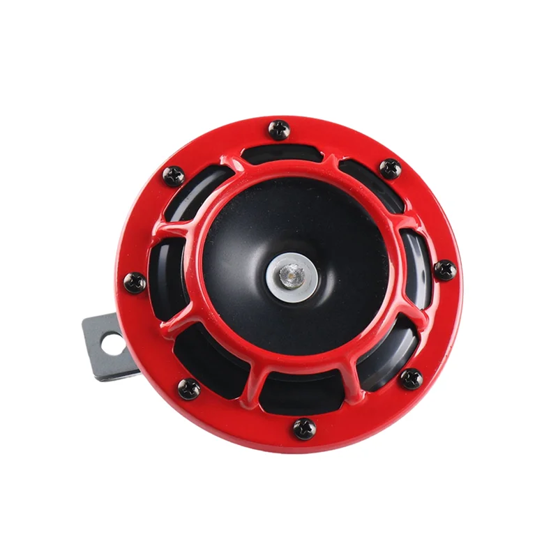 

Universal Car Motorcycle Horn 12V Car Modified Horn High Pitch Red Basin Electric Horn Snail