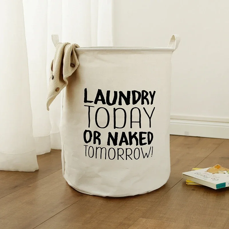 

Foldable Laundry Basket Printed Basket for Dirty Clothes Kid Toy Bathroom Laundry Hamper Dirty Clothes Organizer Wood basket