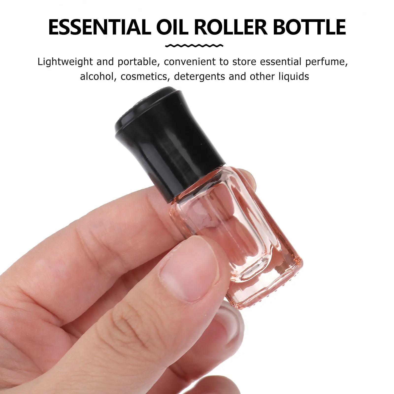 8Pcs Roll-on Bottles 3Ml Essential Oil Sub Containers Portable Leak-Resistant Sub Package for Perfume Blends on-The-Go